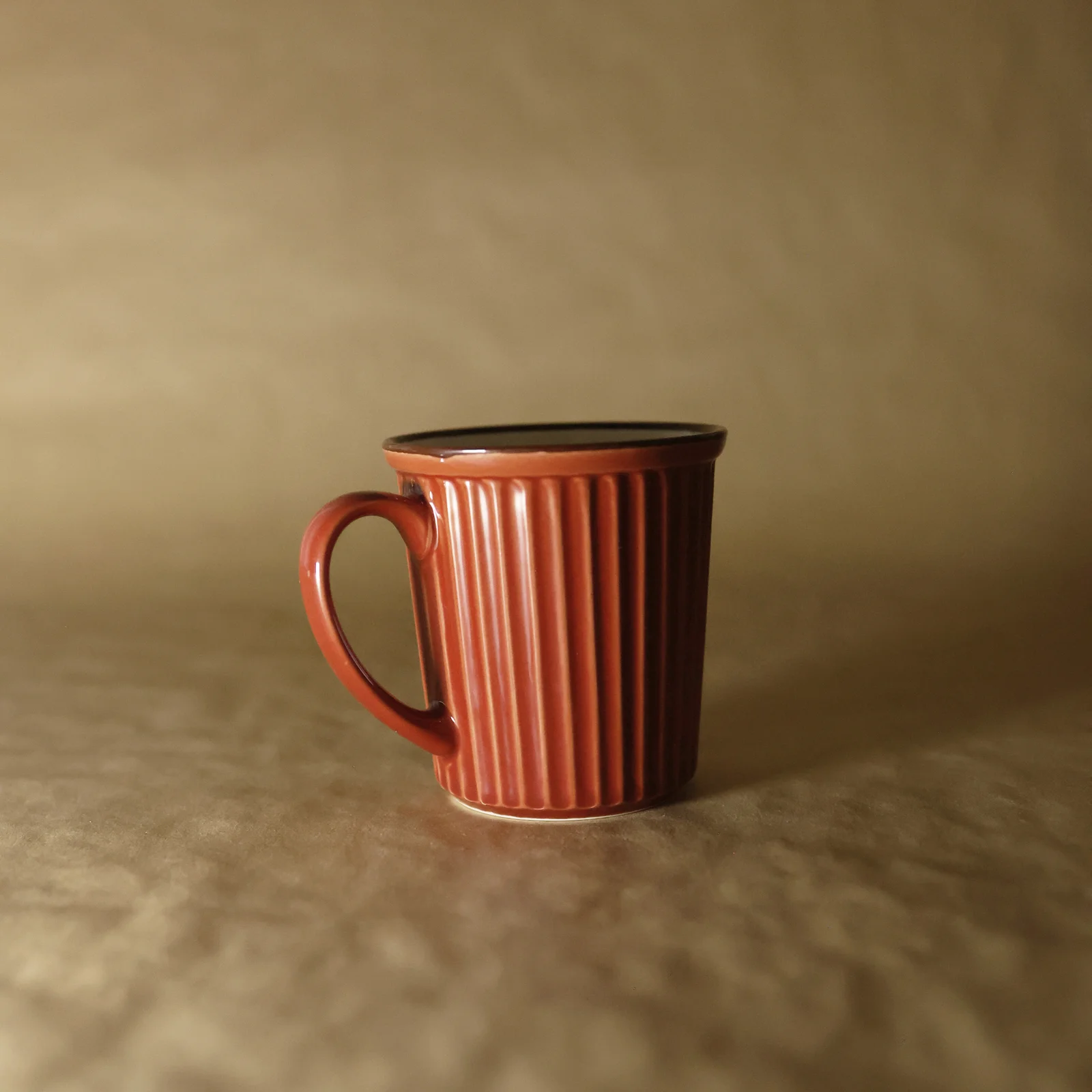 日本制简约美浓烧手工茶咖啡杯四件套